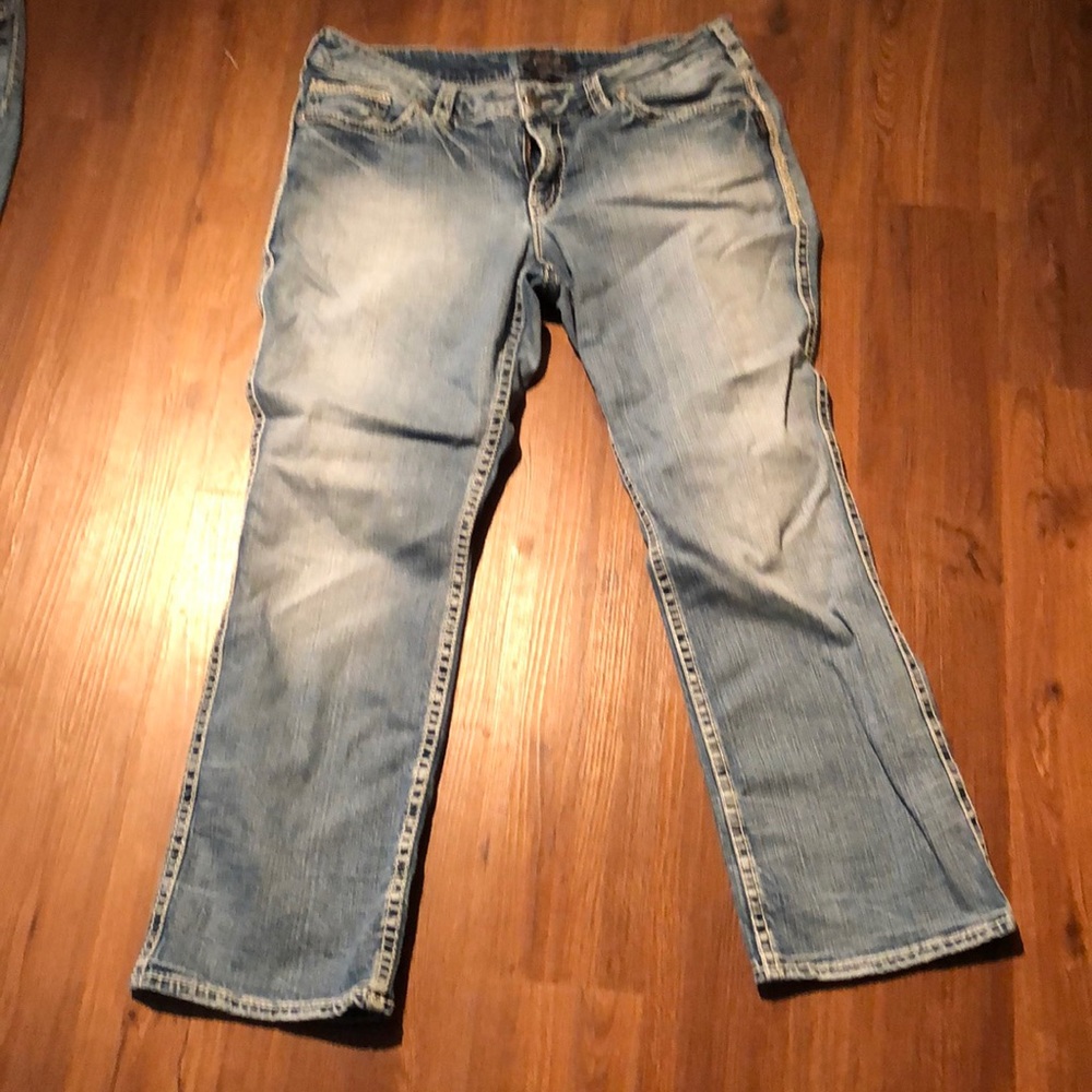 Silver jeans